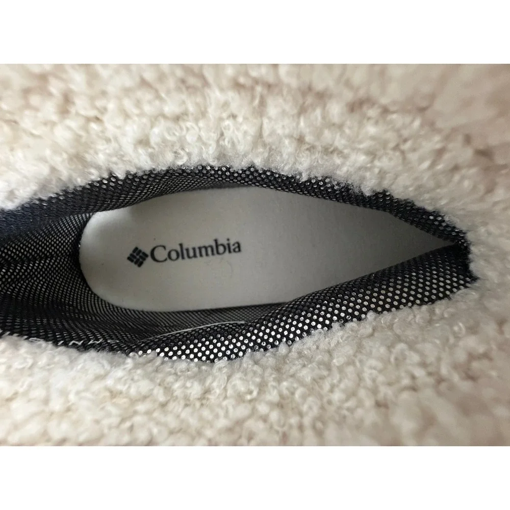 Columbia Snowtrot Shorty‎ Sage Green Quilted Puffer Snow Boots Women's 10